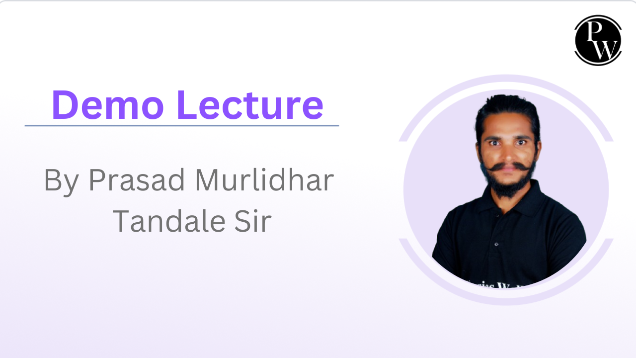 Demo Lecture : Prasad Murlidhar Tandale Sir
