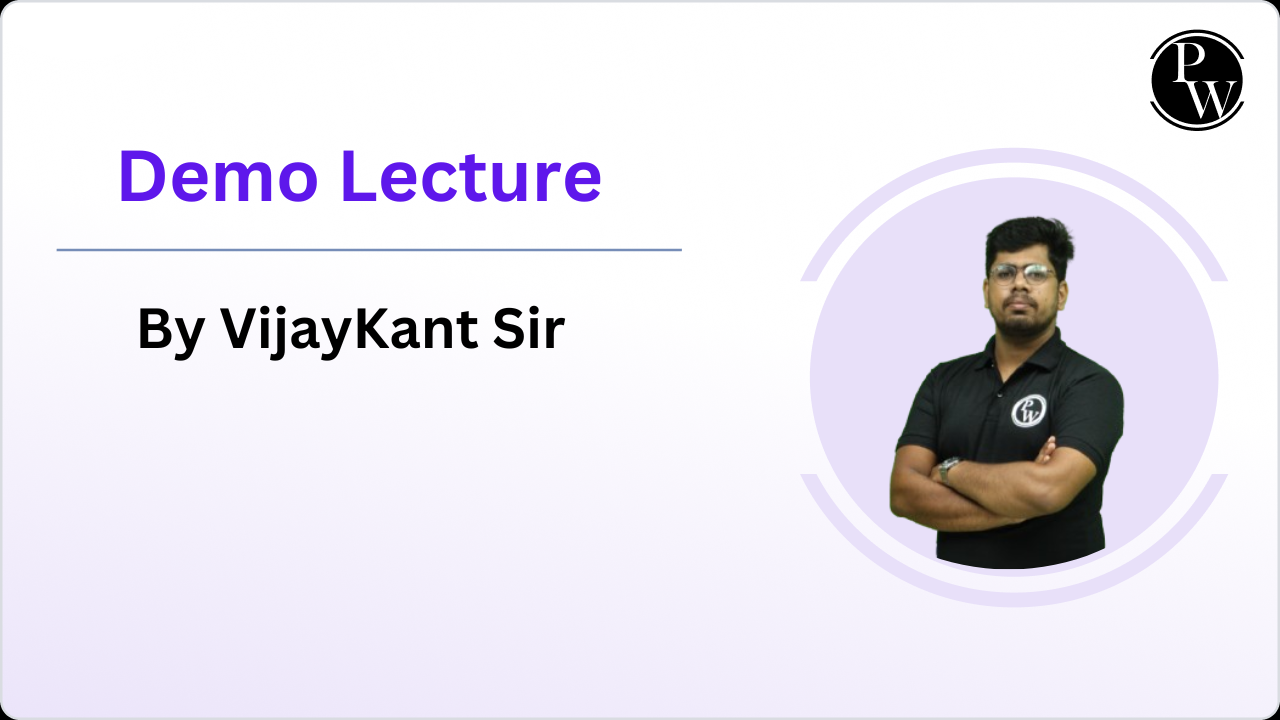 Demo Lecture By VijayKant Sir (Hindi)