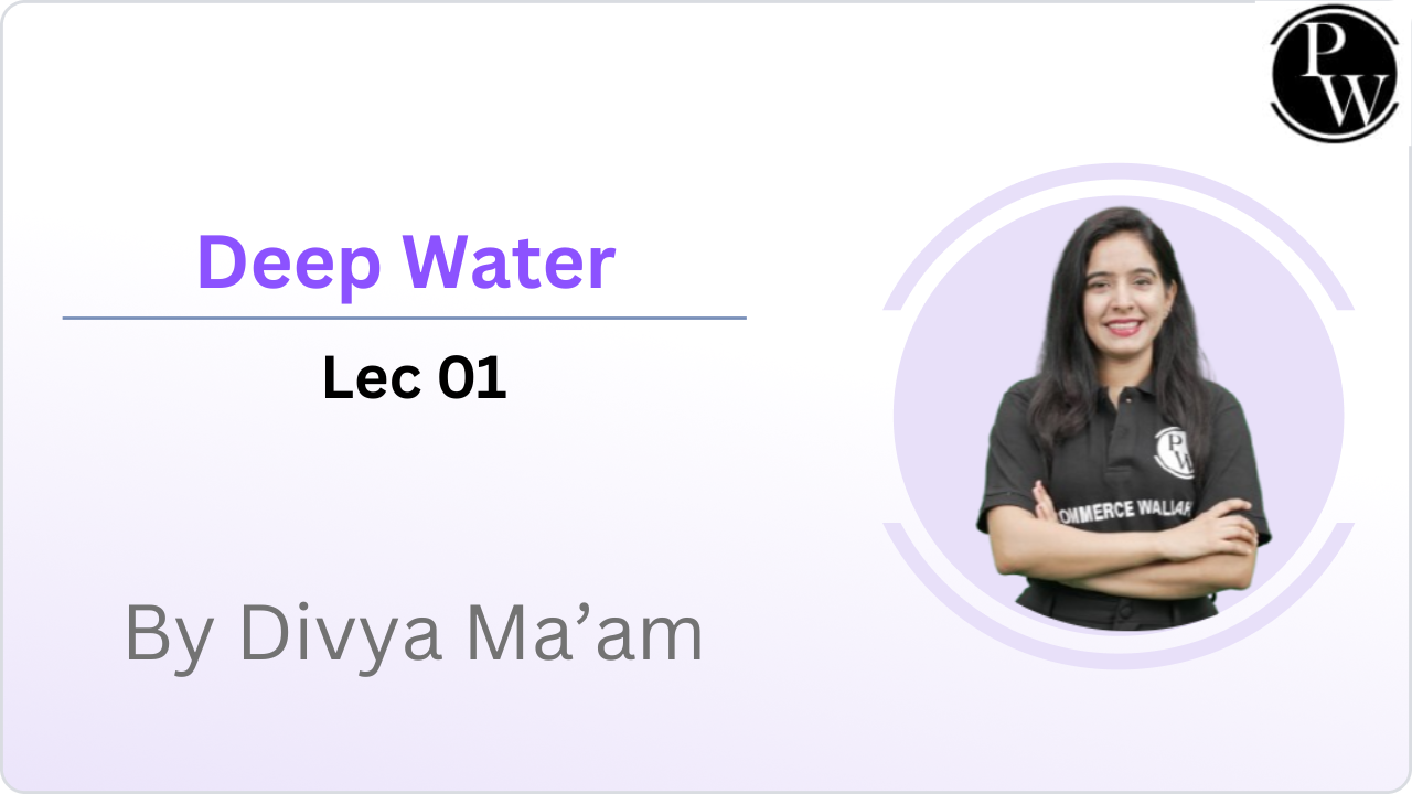 Deep Water : Lec 01 