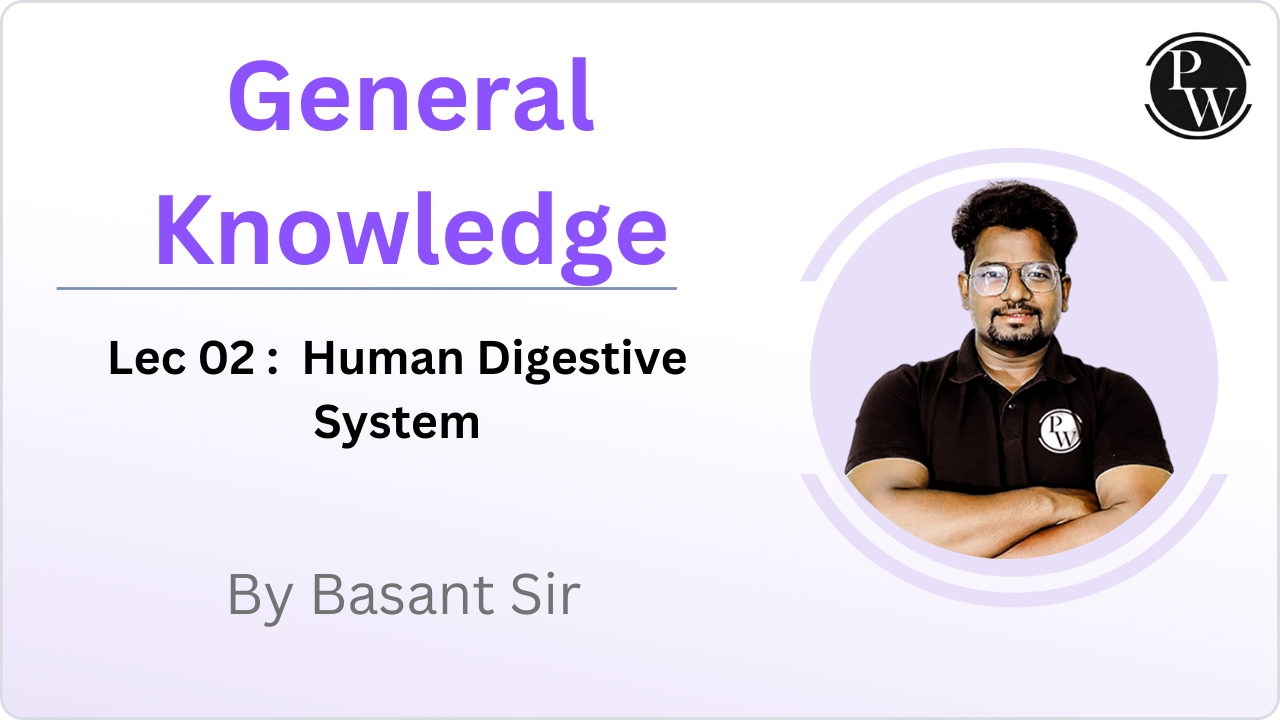 General Knowledge 02 : Human Digestive System || Recorded