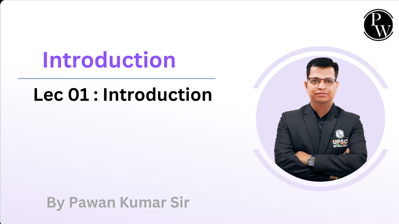 Introduction 01 : Introduction || Rescheduled @9:00 PM