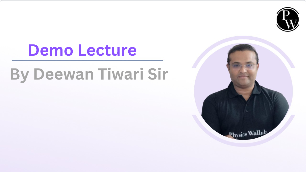 Demo Lecture By Deewan Tiwari Sir