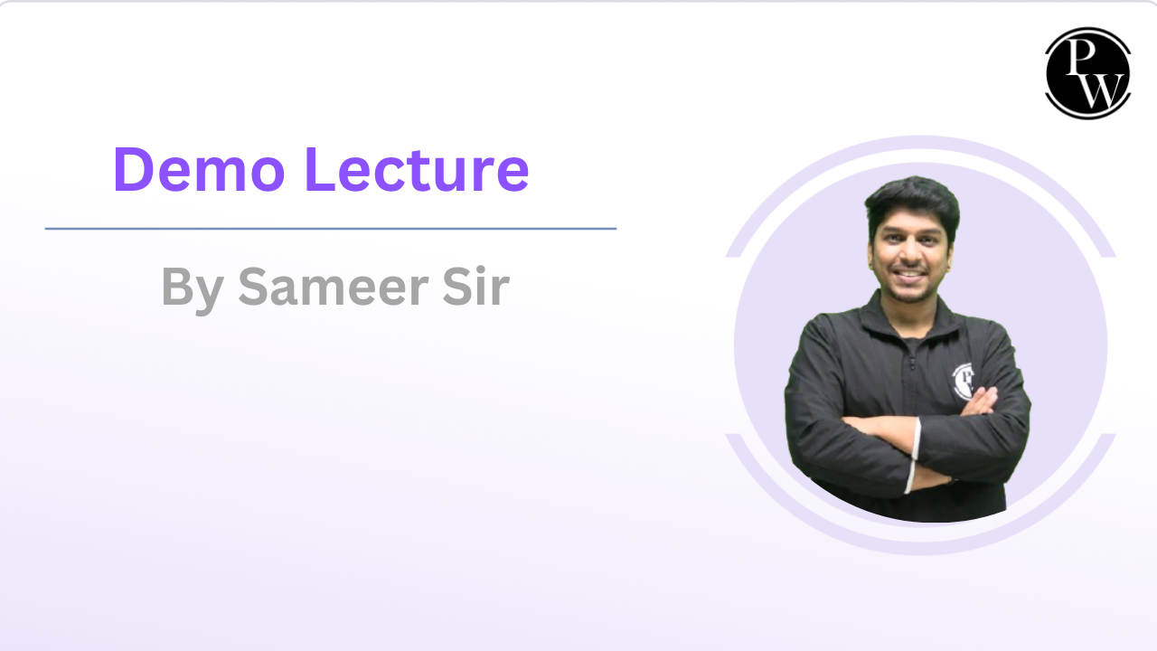 Demo Lecture By Sameer Sir