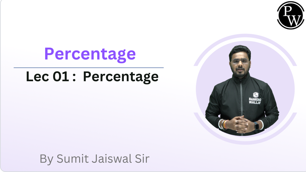 Percentage 01 : Percentage 
