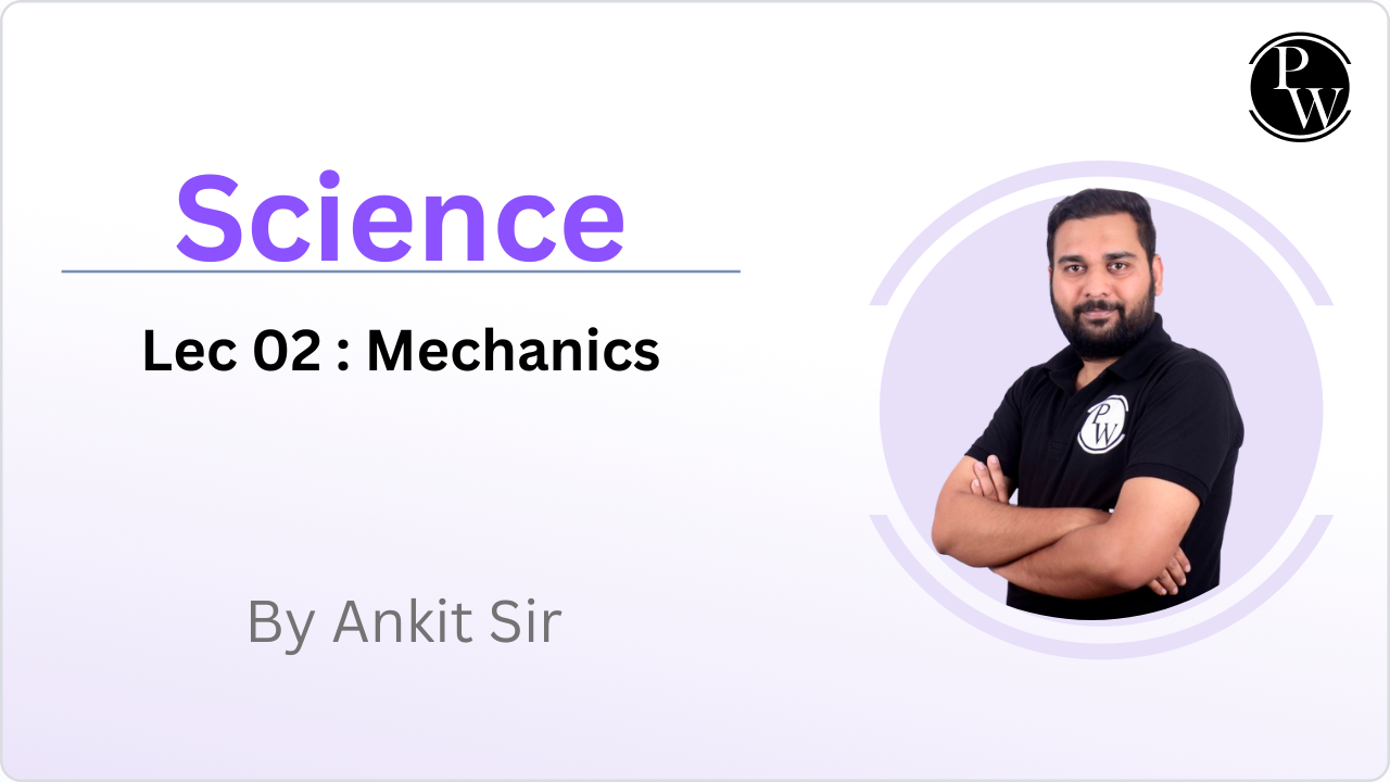 Science 02 : Mechanics