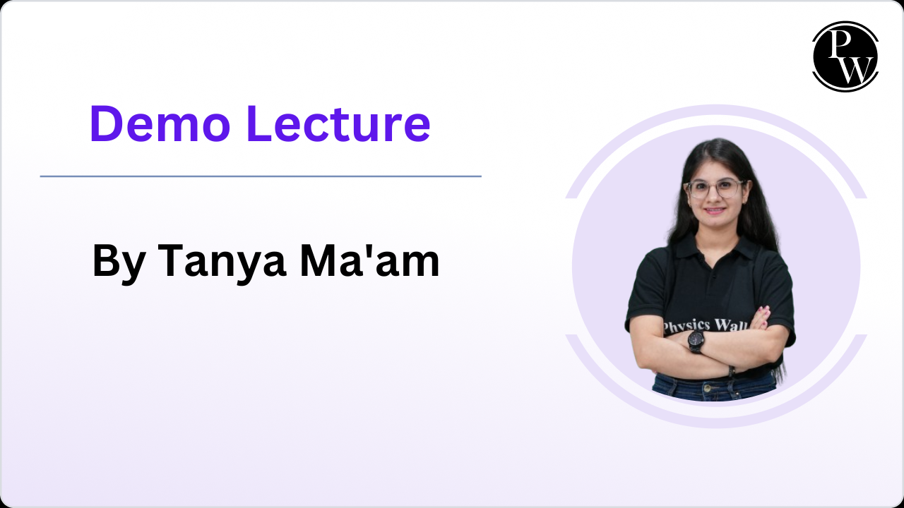 Demo Lecture By Tanya Ma'am (Economics)