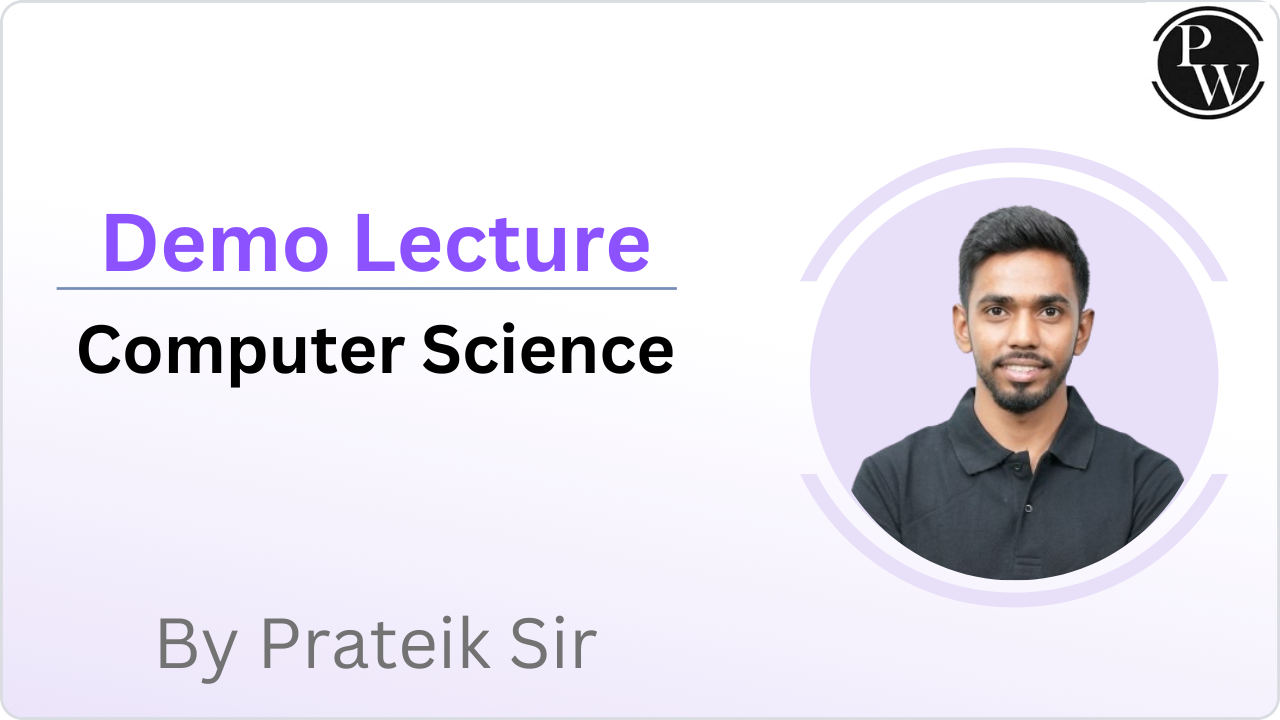 Demo Lecture by Prateik Sir