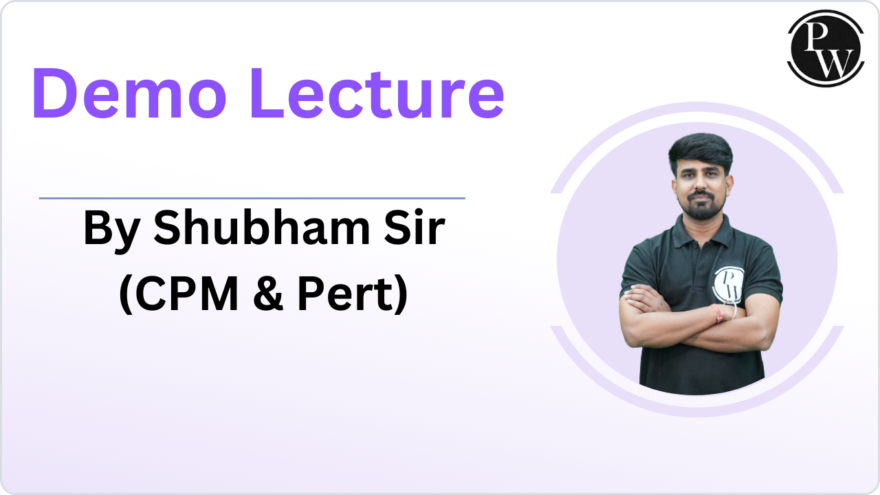 Demo Lecture by Shubham Sir (CPM)