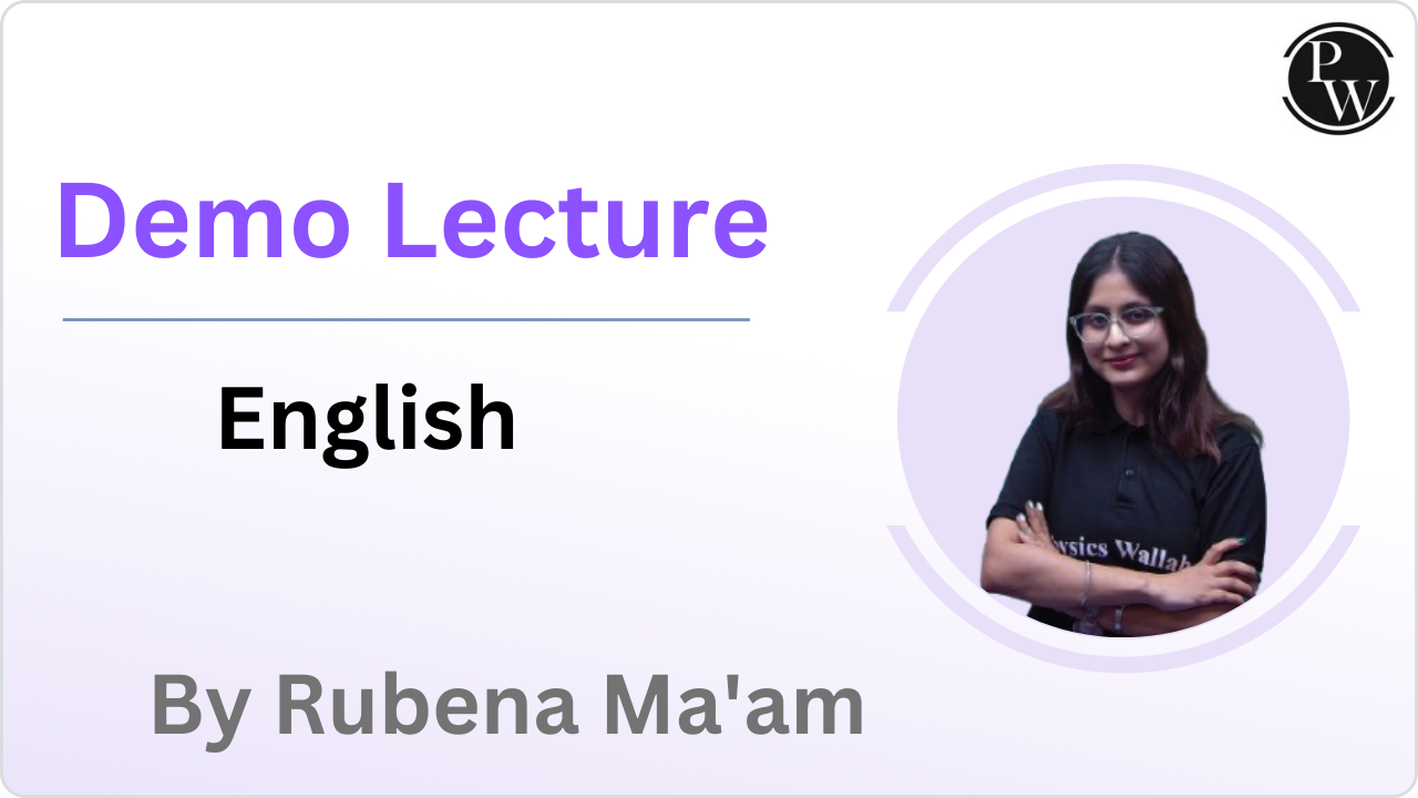 Demo Lecture by Rubena Ma'am