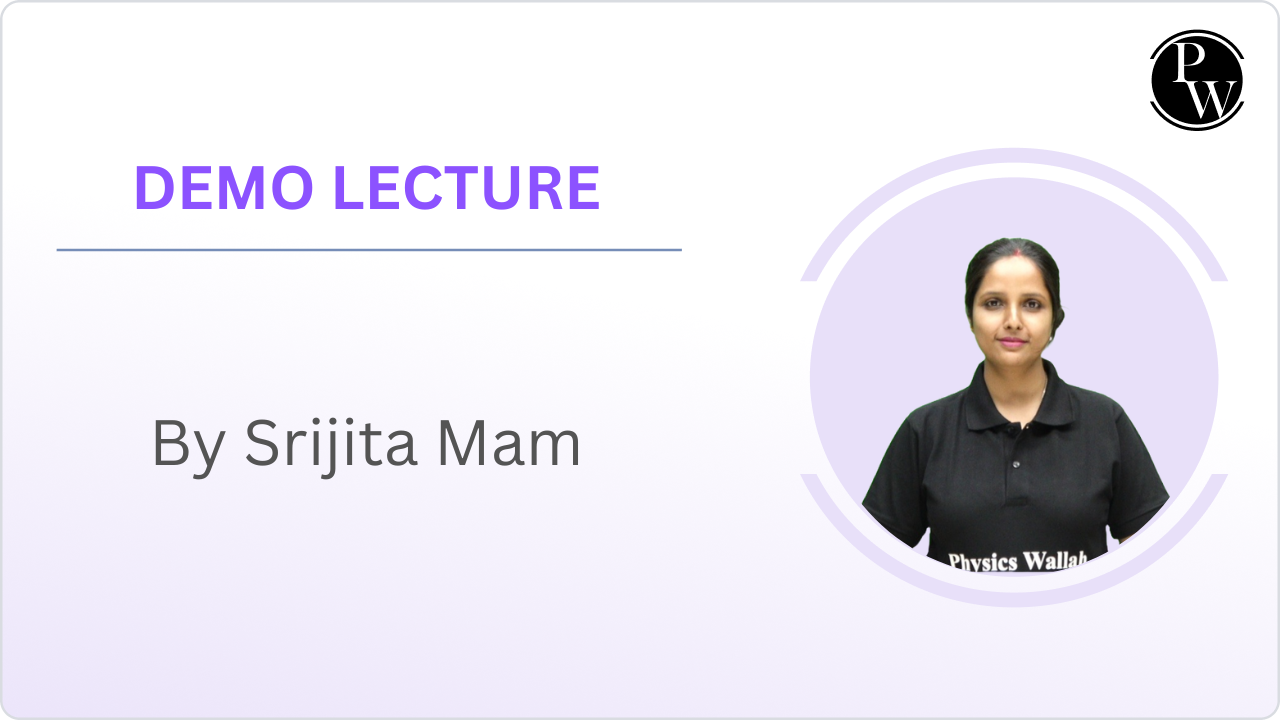 Demo Lecture : Srijita Ma'am