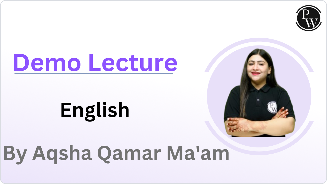 Demo Lecture By Aqsha Qamar Ma'am