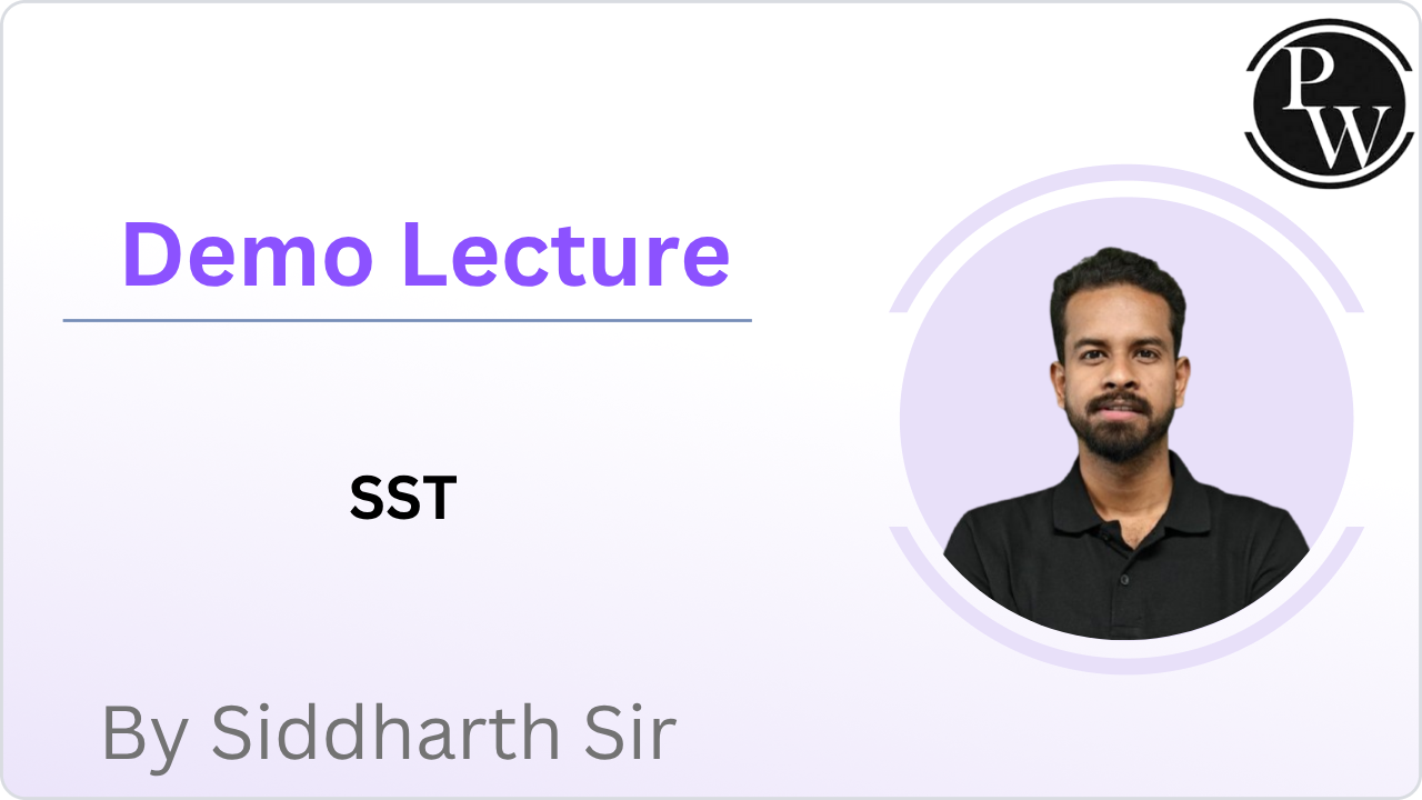 Demo Lecture By Siddharth Sir 