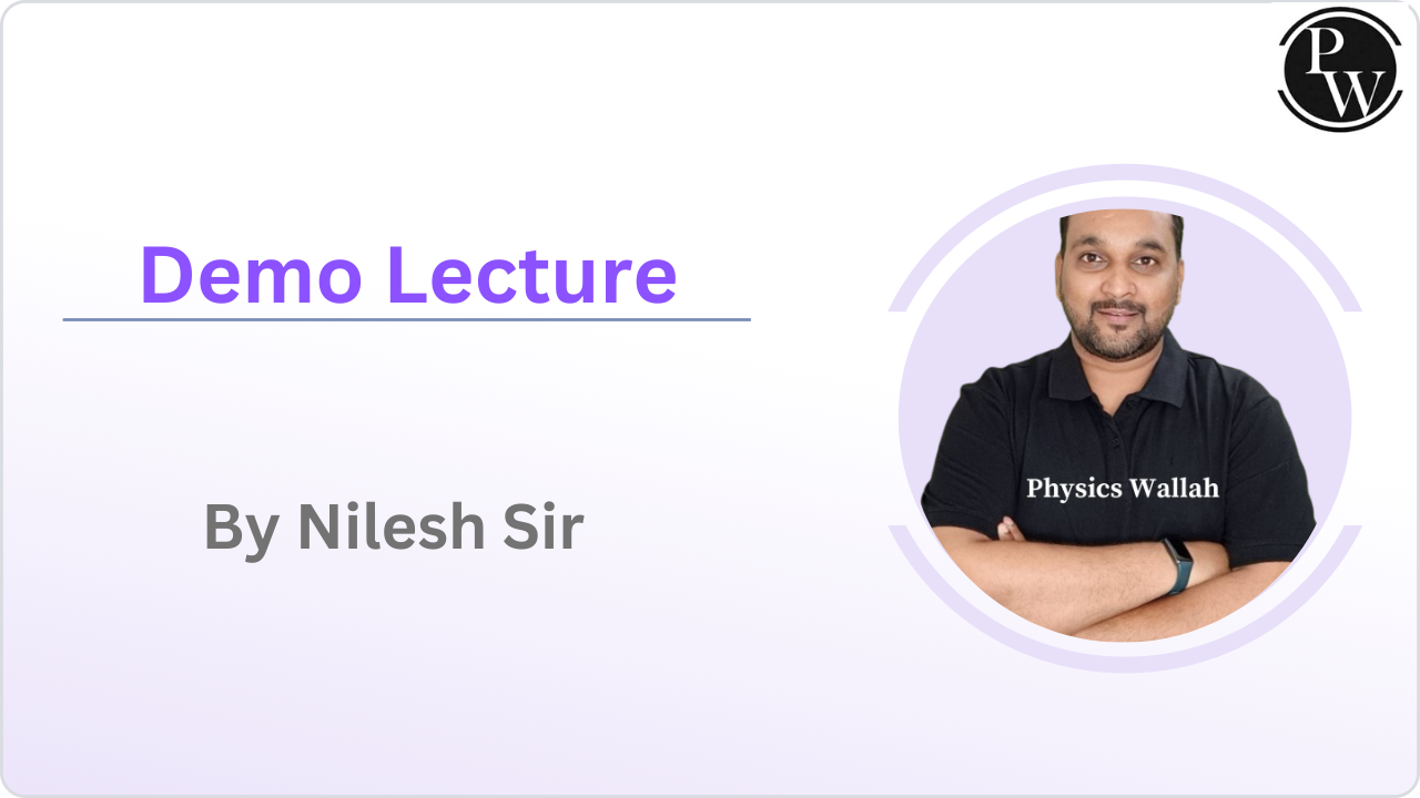 Demo Lecture By Nilesh Sir 