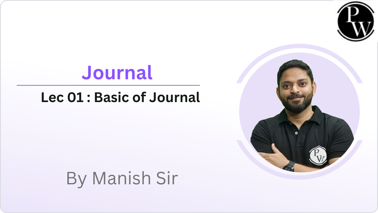 Journal 01 : Basic of Journal