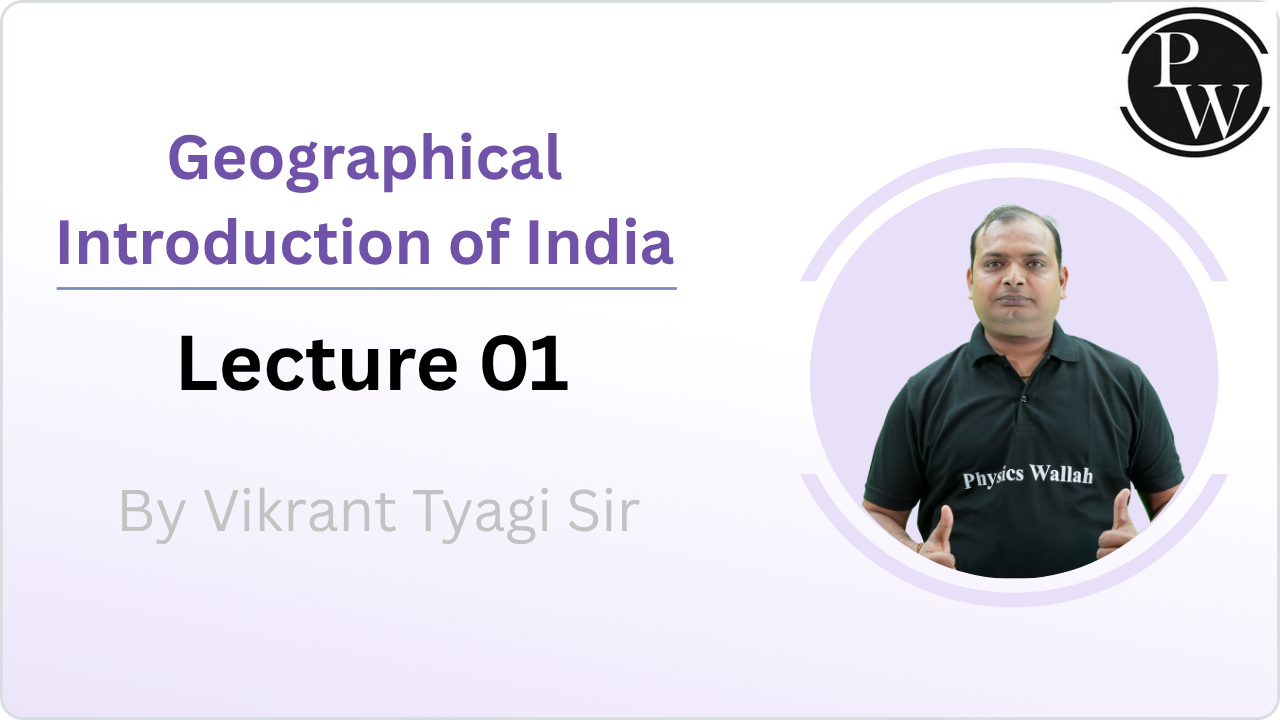 Geographical Introduction of India 01 