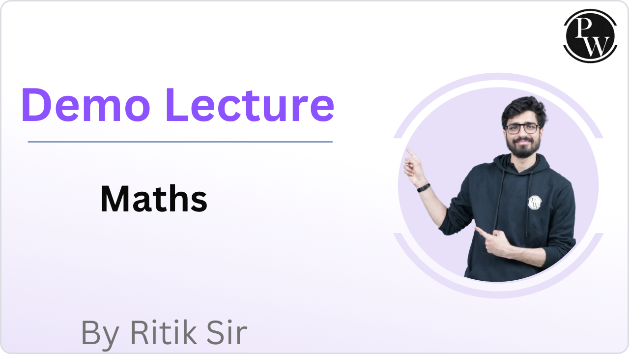 Demo Lecture By Ritik Sir (Maths)
