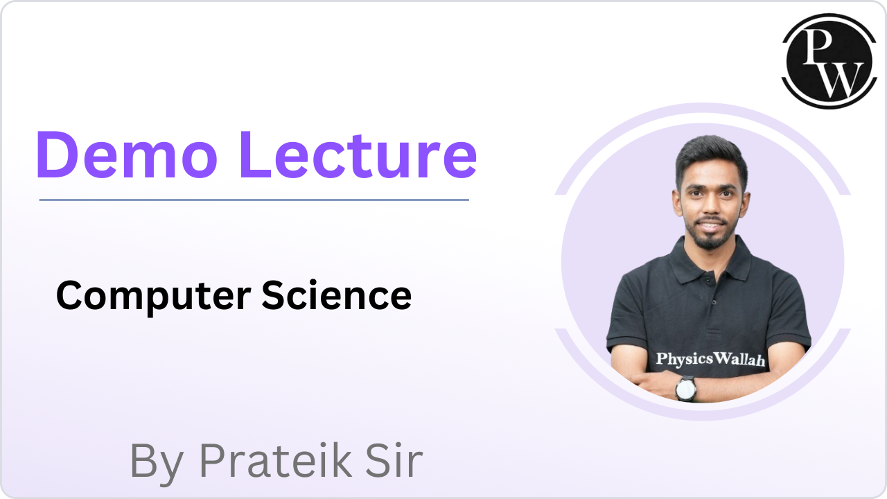 Demo Lecture By Prateik Sir