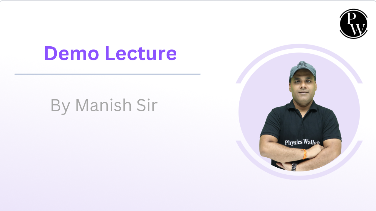 Demo Lecture By Manish Sir