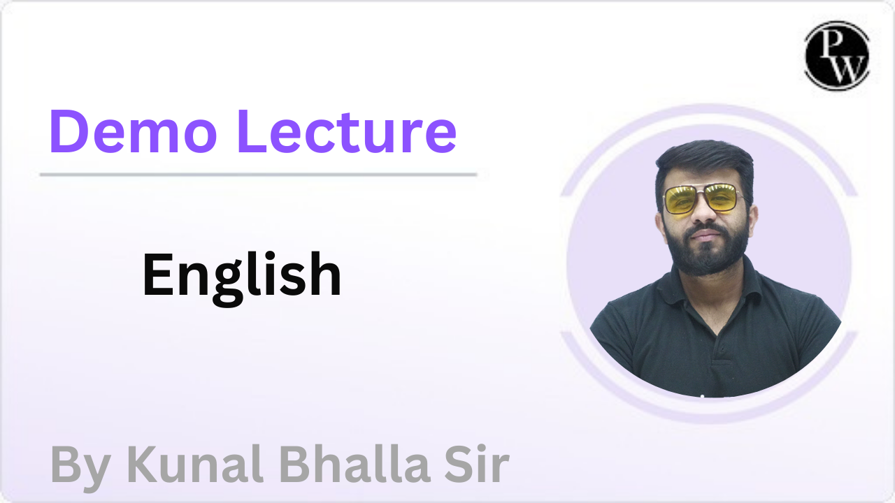 Demo Lecture by Kunal Bhalla Sir	