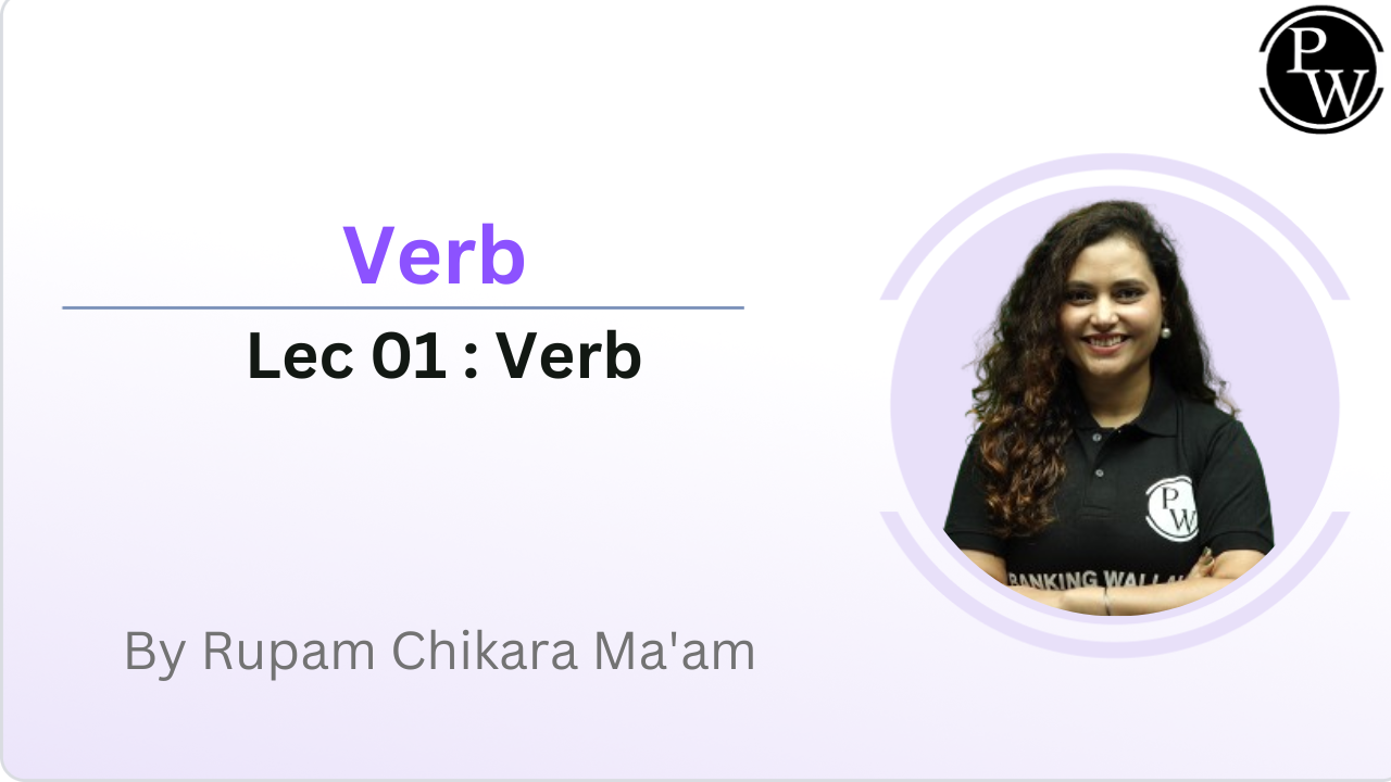 Verb 01 : Verb