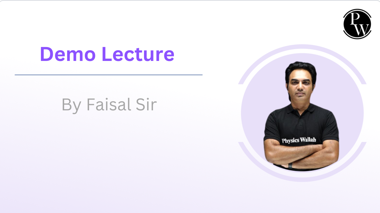 Demo Lecture By Faisal sir