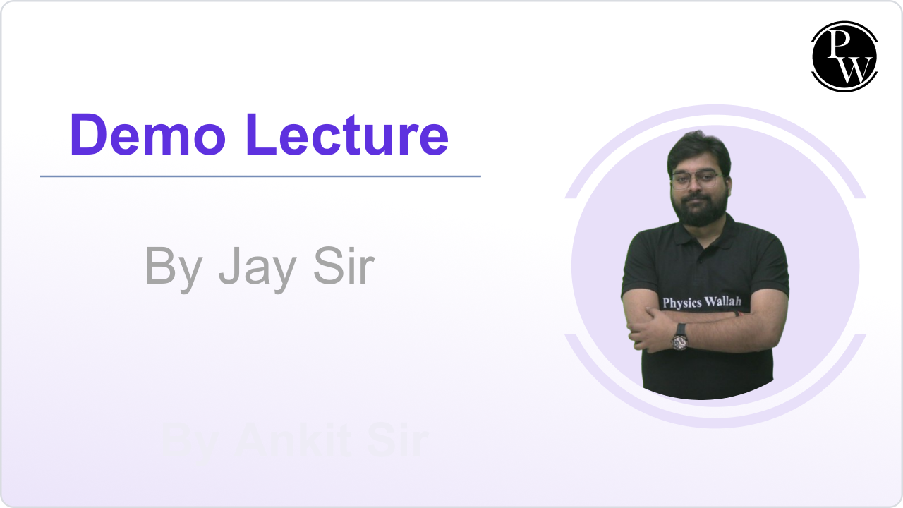 Demo Lecture By Jay Sir
