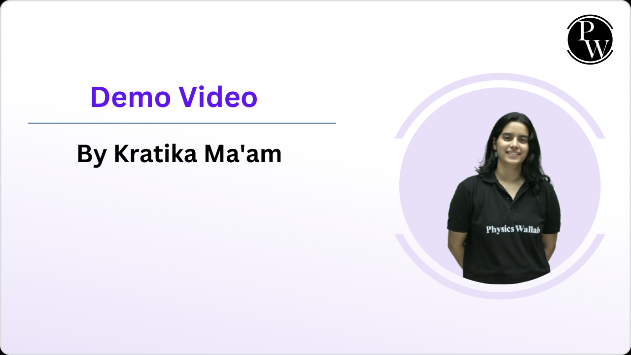 Demo Lecture By Kratika Ma'am