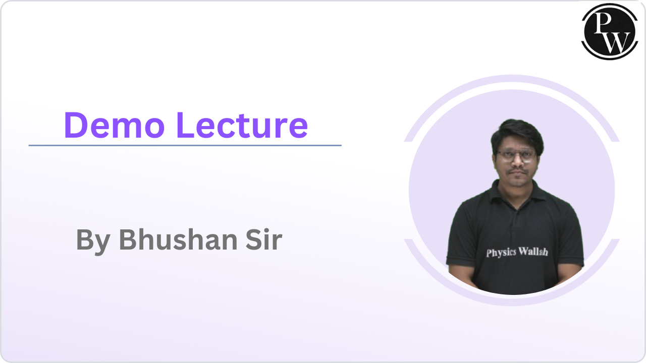 Demo Lecture By Bhushan Sir