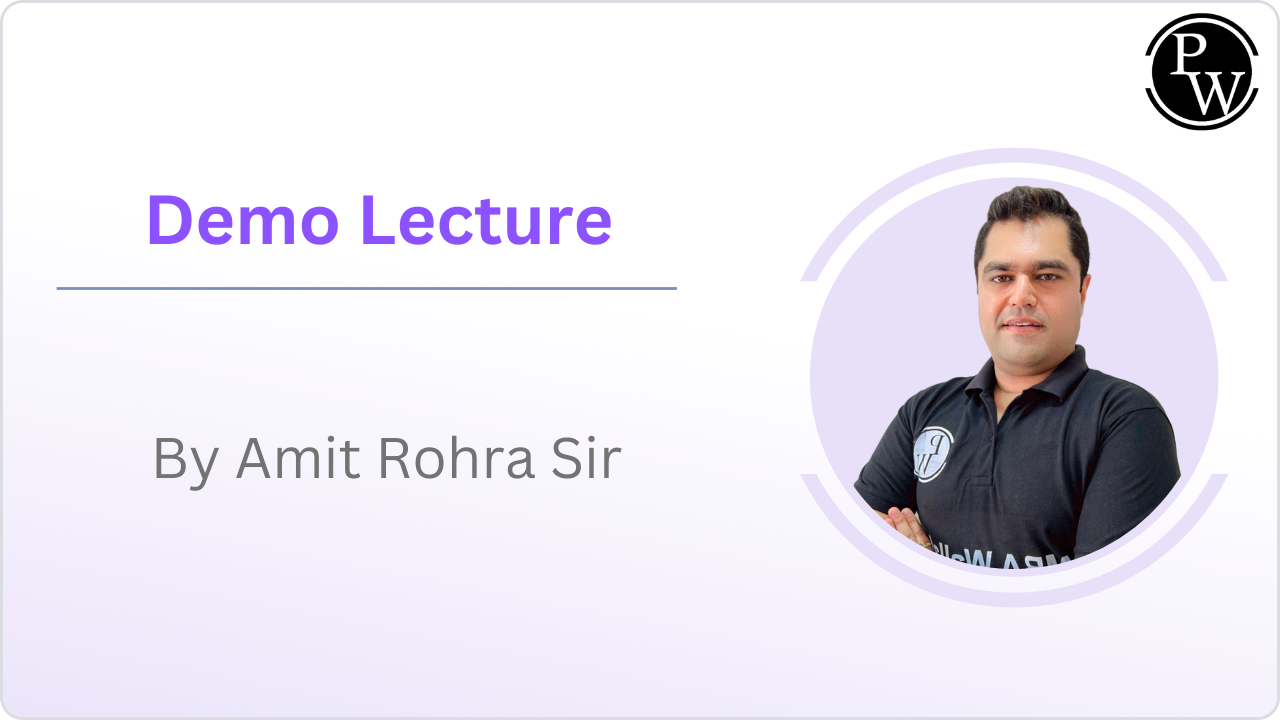 Demo Lecture By Amit Rohra Sir