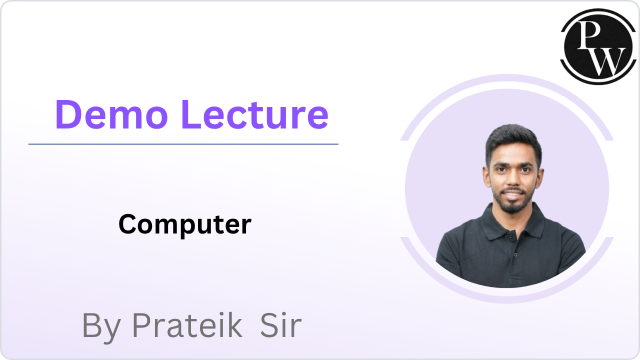 Demo Lecture By Prateik Sir