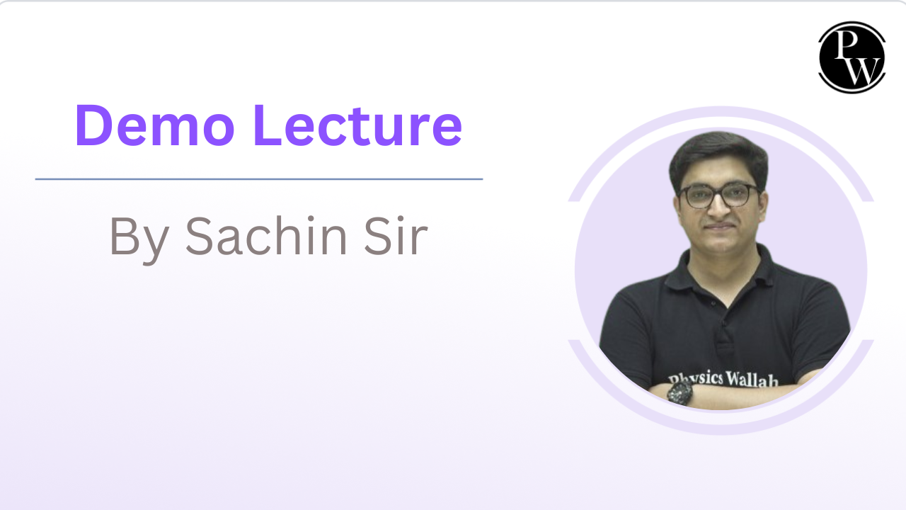Demo Lecture By Sachin Sir || Only Video
