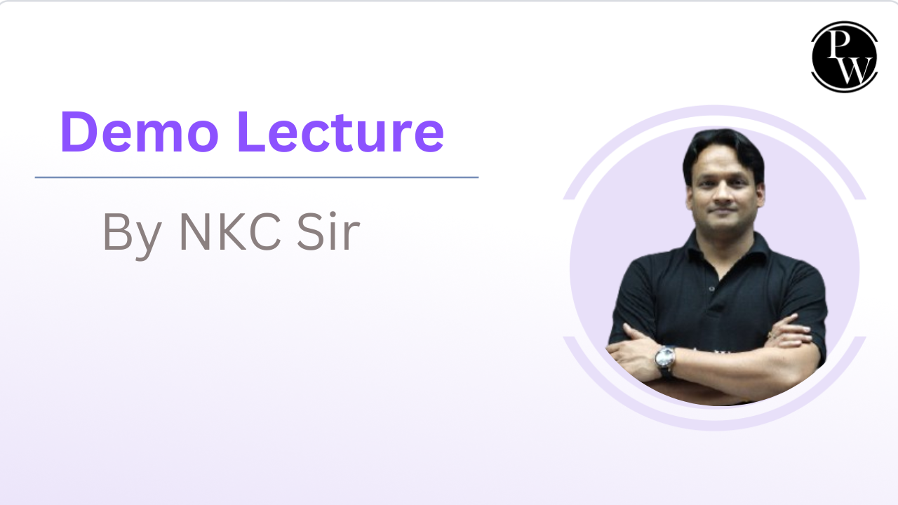 Demo Lecture By NKC Sir || Only Video 