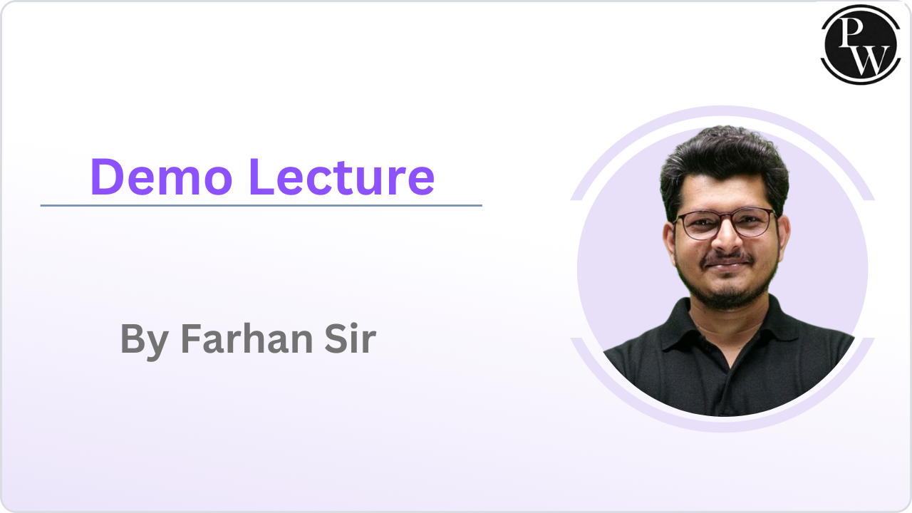 Demo Lecture By Farhan Sir