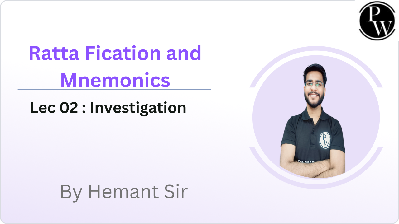 Ratta Fication and Mnemonics 02 : Investigation