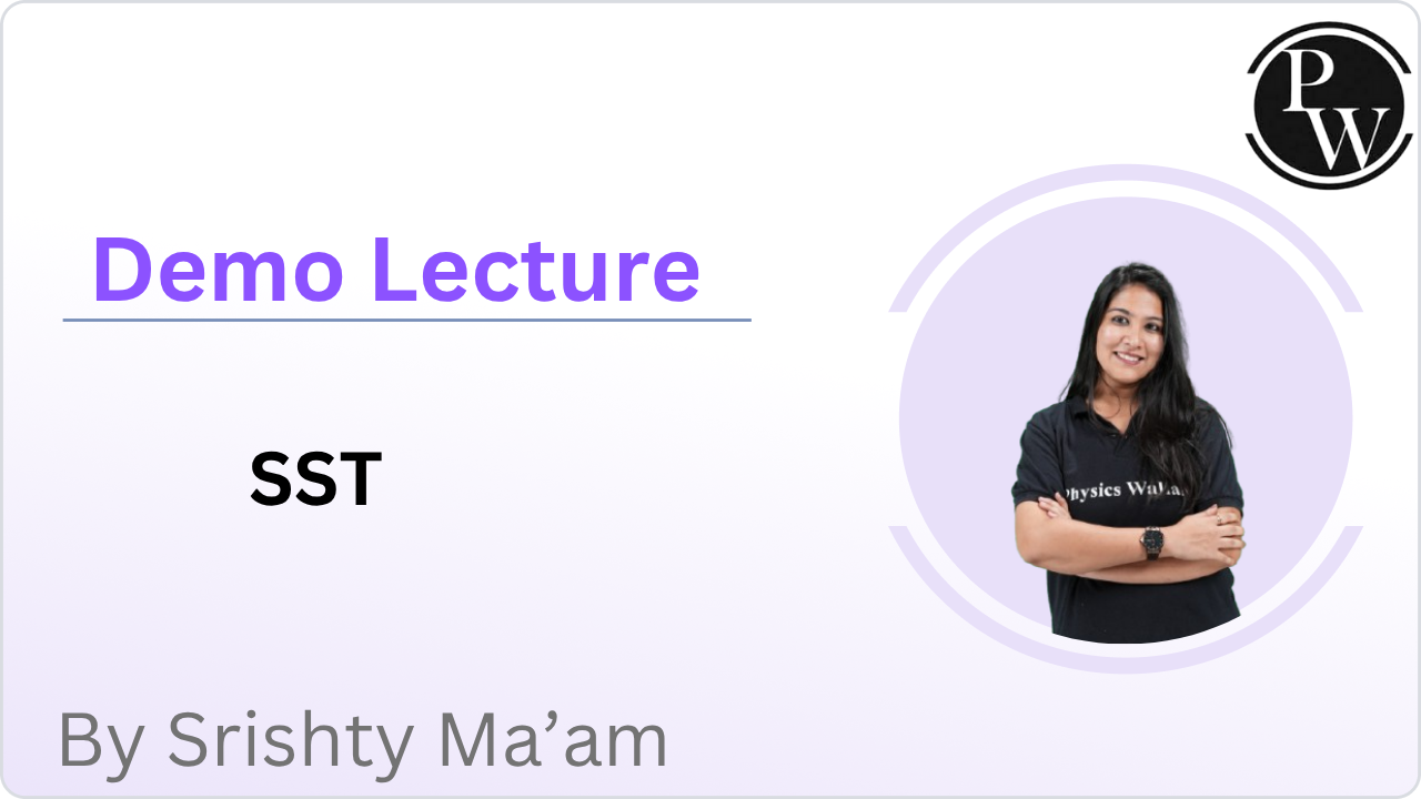 Demo Lecture By Srishty Ma'am	