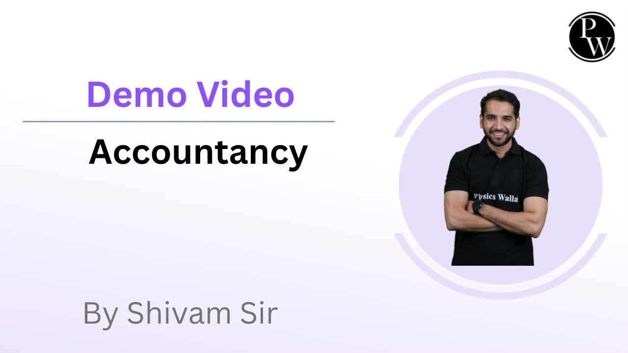 Demo Video by Shivam Sir (Accountancy )