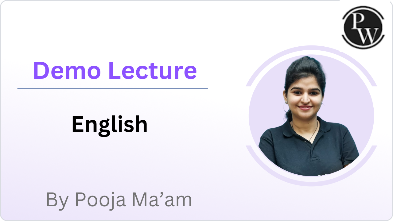 Demo Lecture By Pooja Ma'am