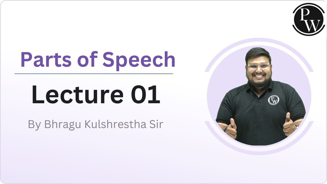 Parts of Speech 01