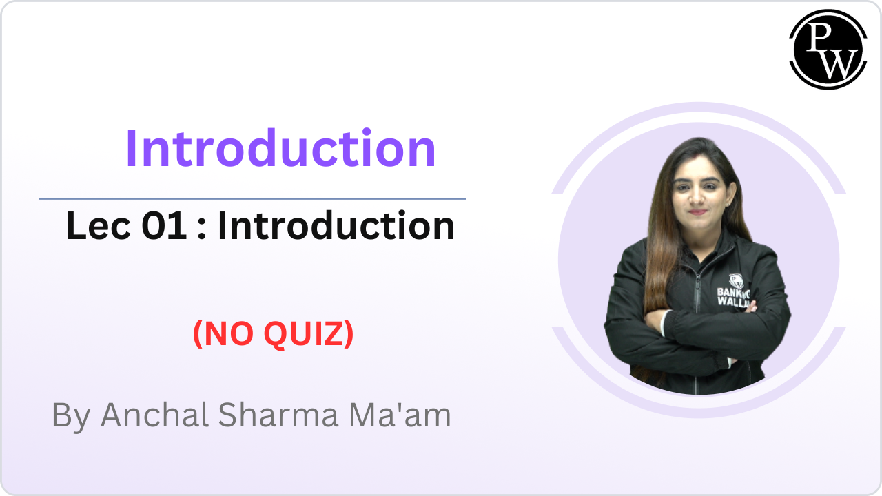 Introduction 01 : Introduction || NO QUIZ
