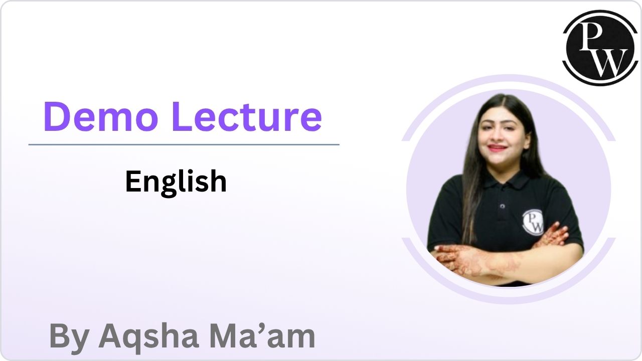 Demo Lecture By Aqsha Ma'am