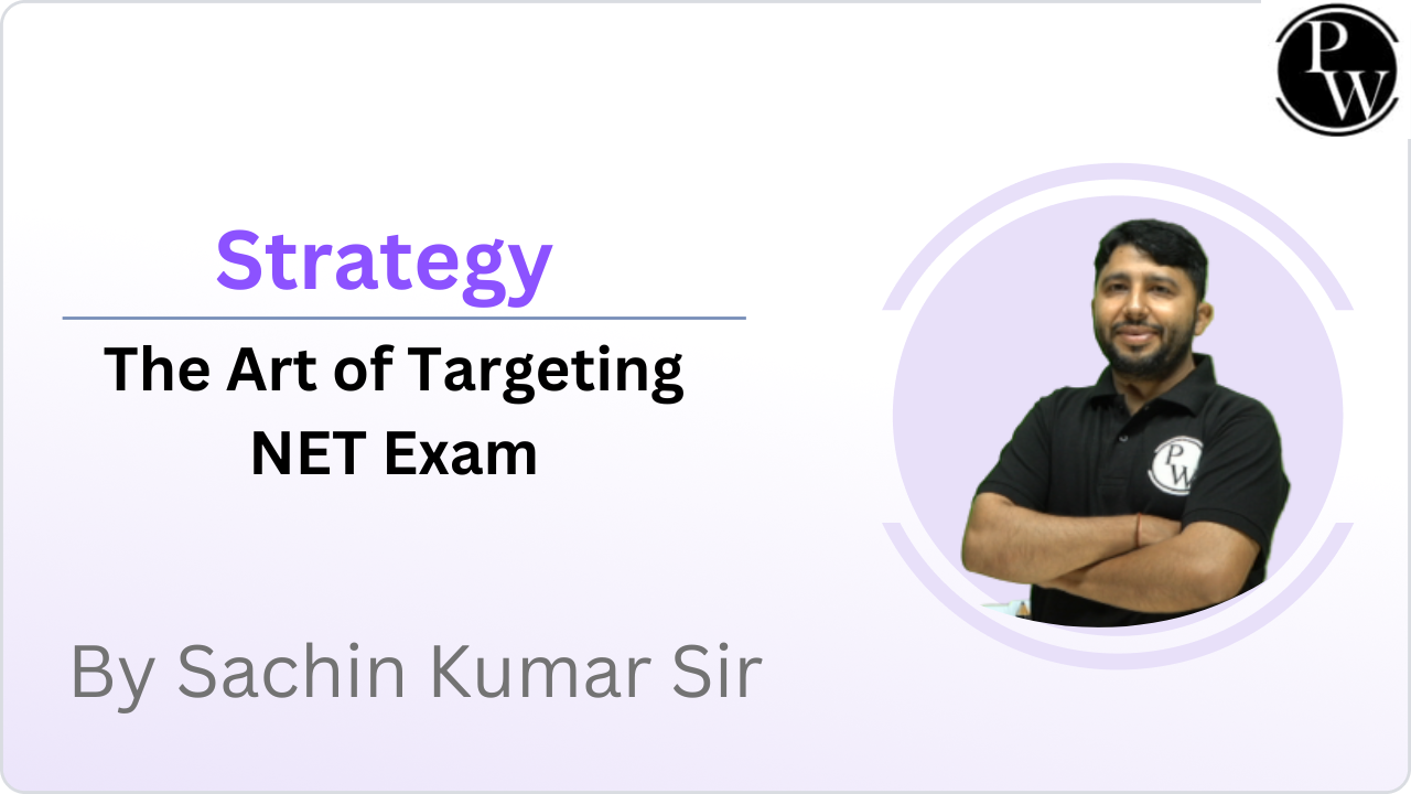 Strategy : The Art of Targeting NET Exam || Video Only