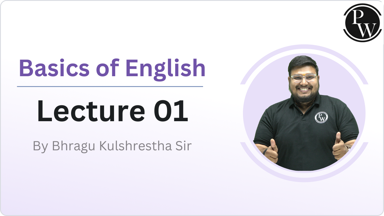 Basics of English 01