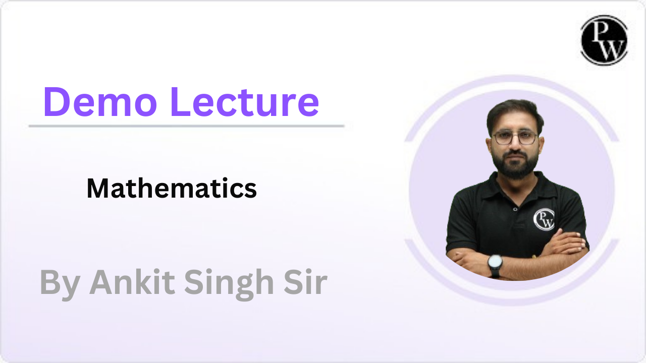 Demo Lecture By Ankit Singh Sir