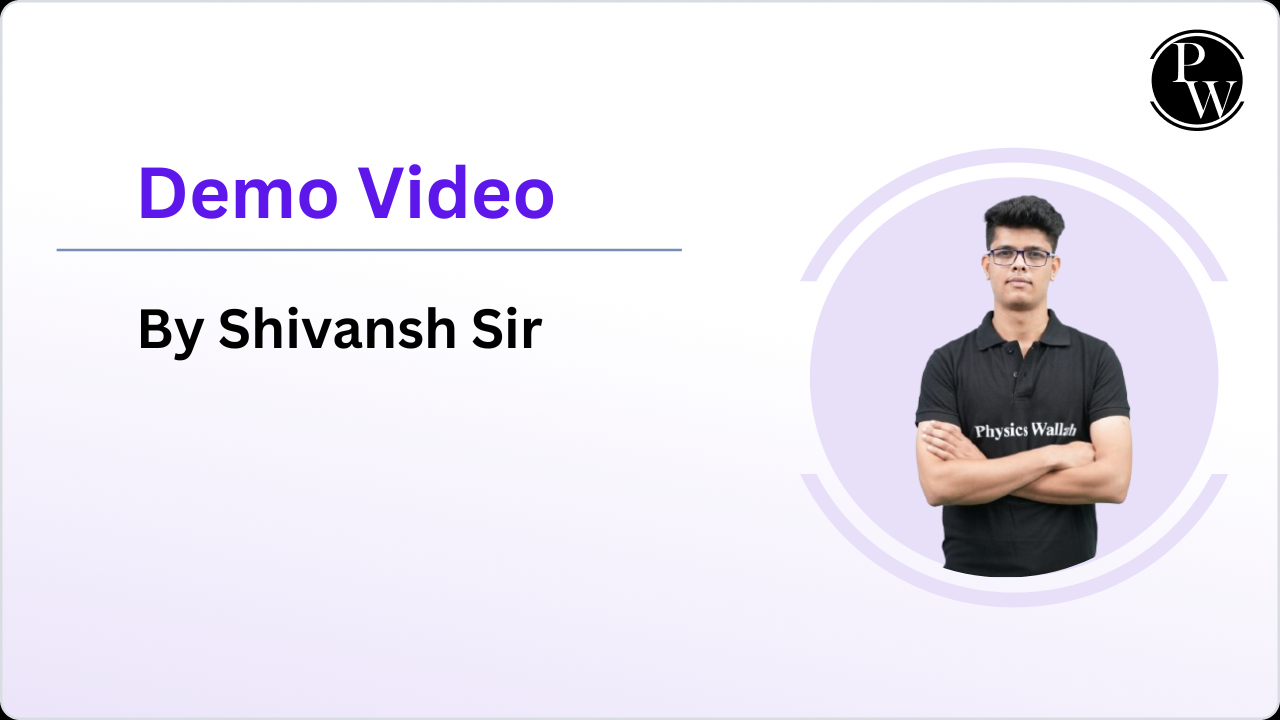 Demo Lecture By Shivansh Sir