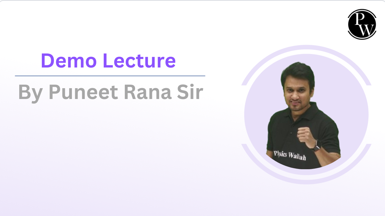 Demo Lecture By Puneet Rana Sir