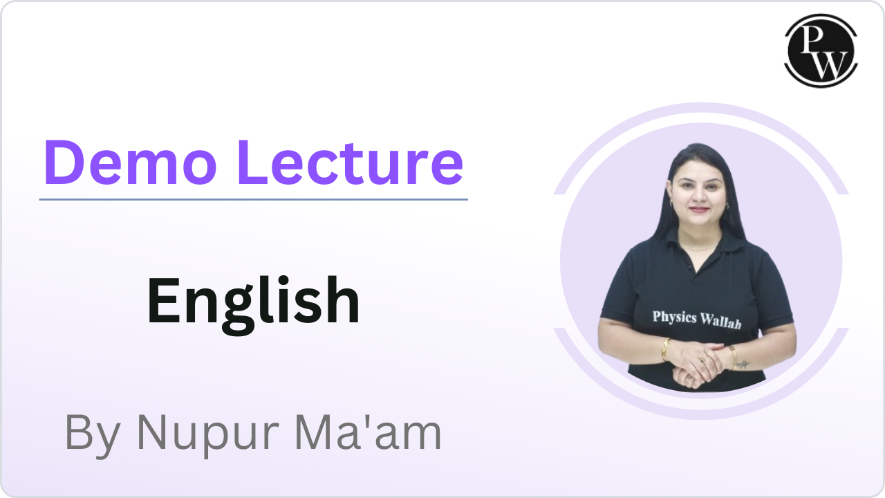 Demo Lecture by Nupur Ma'am