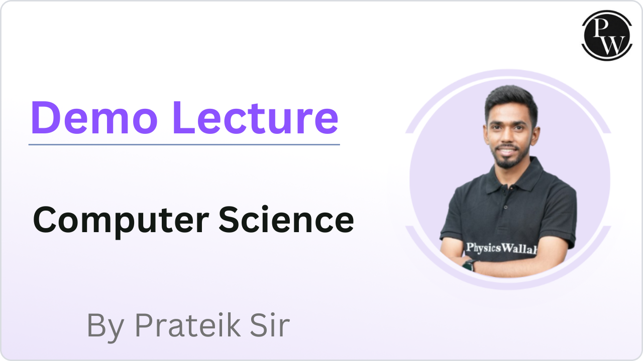 Demo Lecture by Prateik Sir