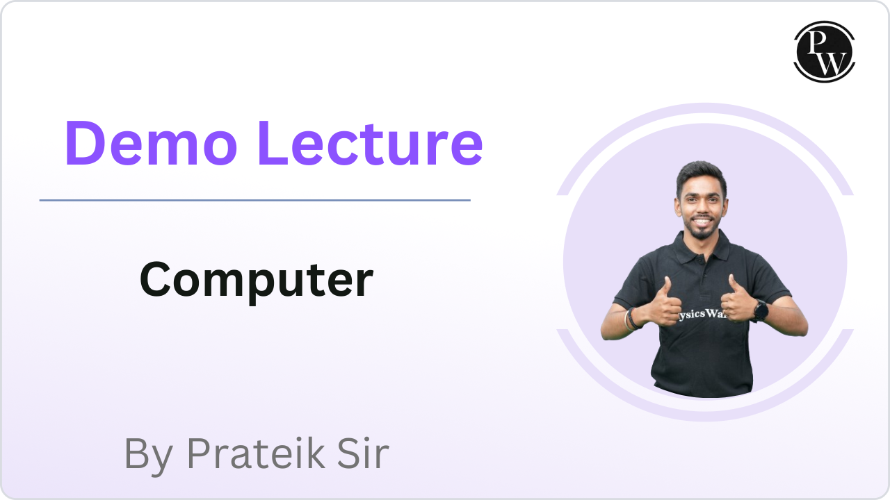 Demo Lecture By Prateik Sir