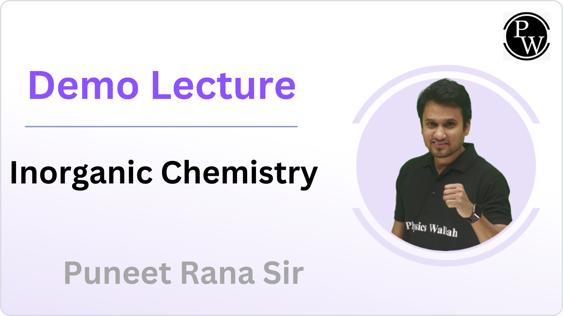 Demo Lecture by Puneet Rana Sir