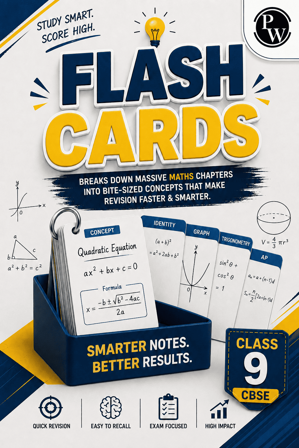 Maths Flash Cards for Class 9 (Digital Book)